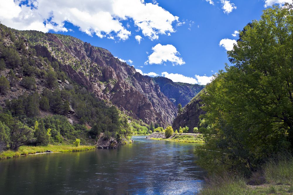 Daytime view of the Gunnison River