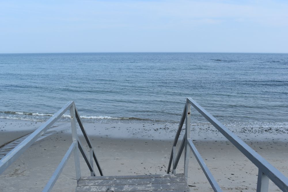 The waters of Fortunes Rock Beach