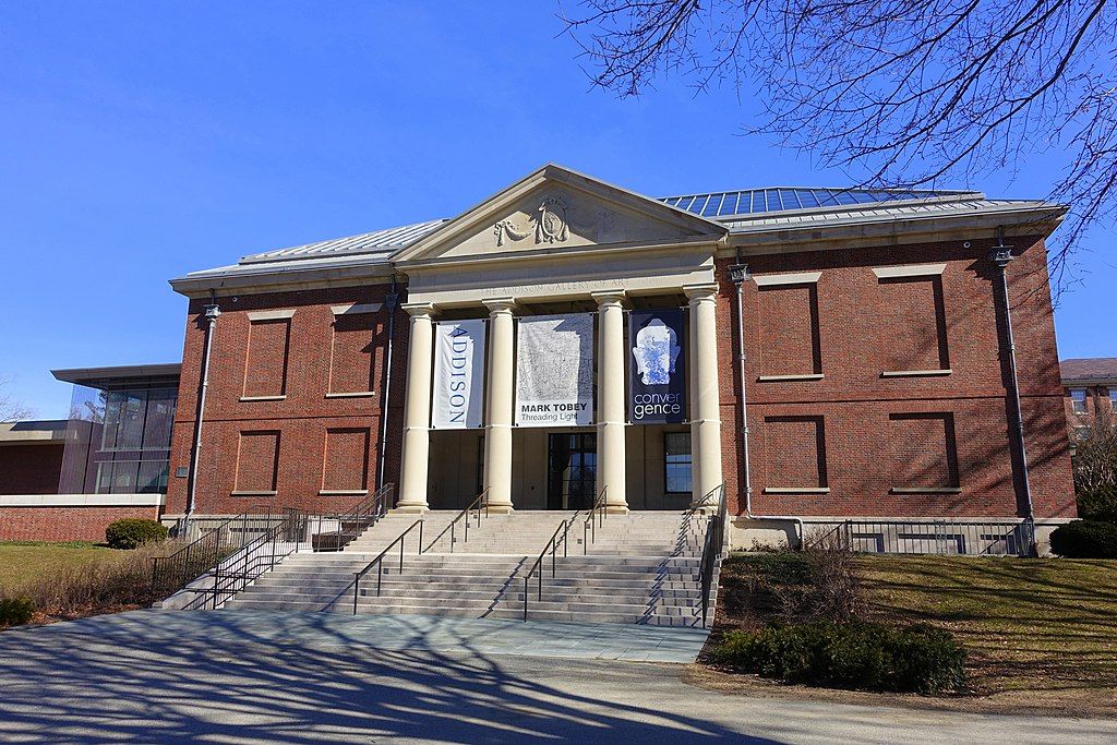 Exterior of Addison Gallery of American Art