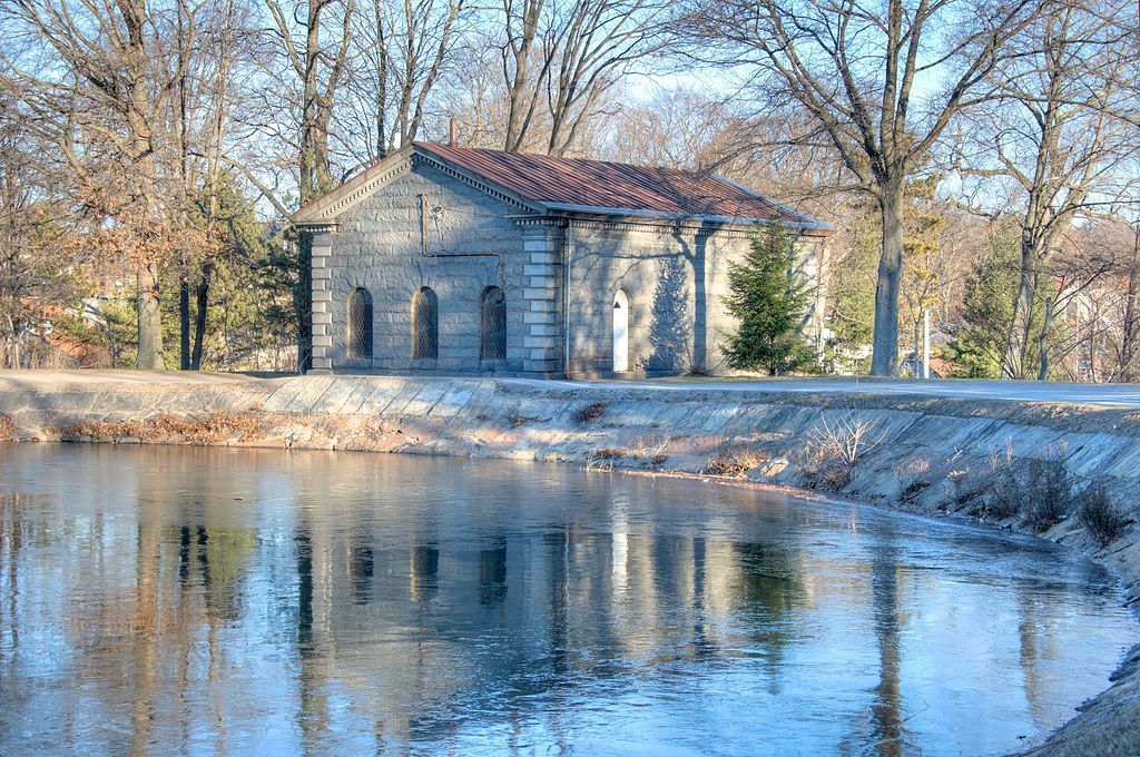 A building at Reservoir Park