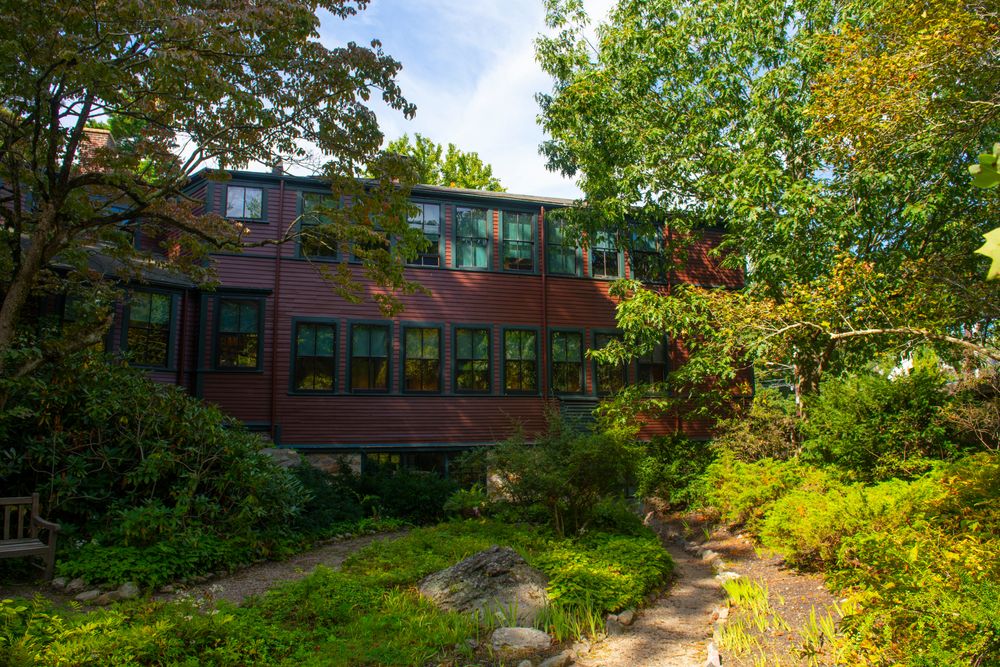 Facade of Frederick Law Olmsted National Historic Site