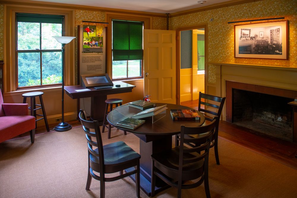 Interior of Frederick Law Olmsted National Historic Site