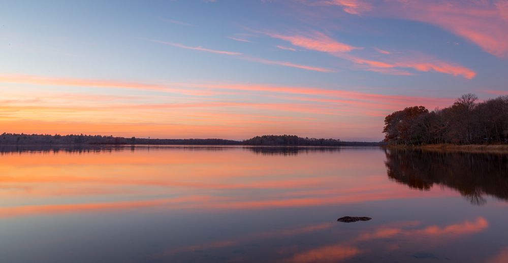 The waters of Lake Nippenicket