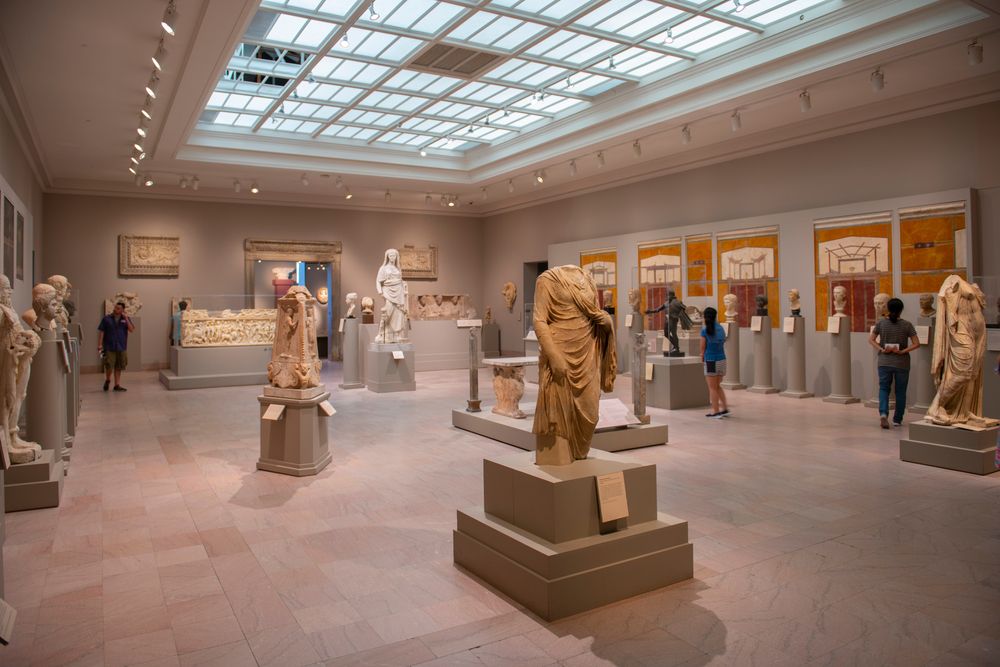 Exhibit in the Museum of Fine Arts
