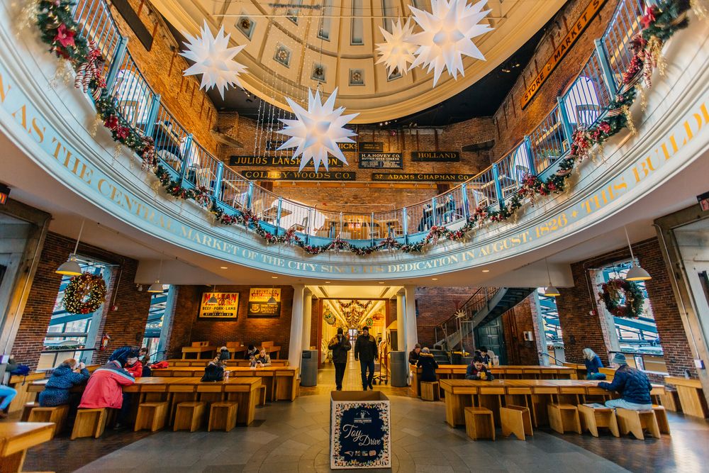 Interior of Quincy Market
