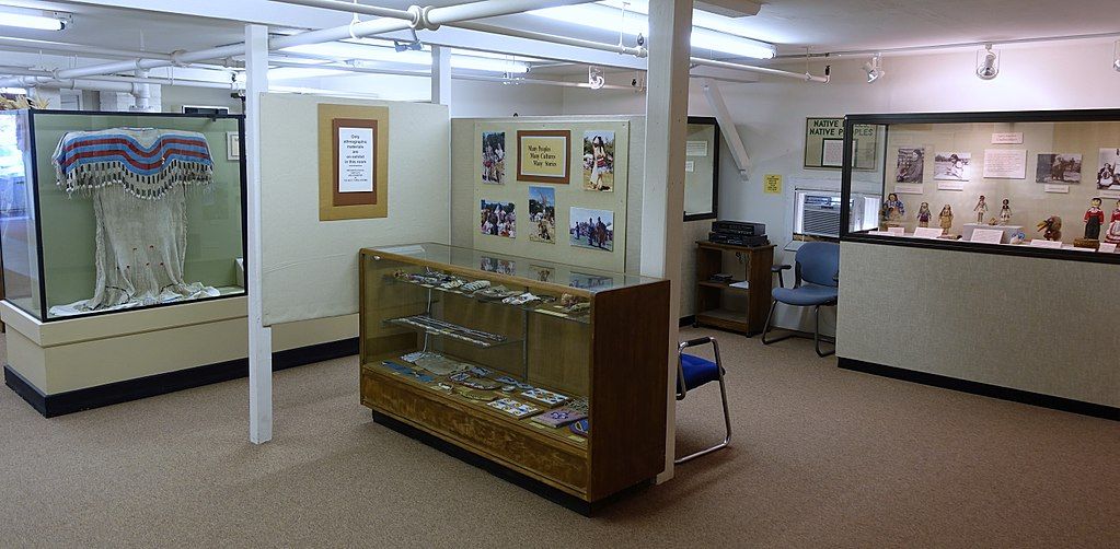 Interior of the Robbins Museum of Archaeology