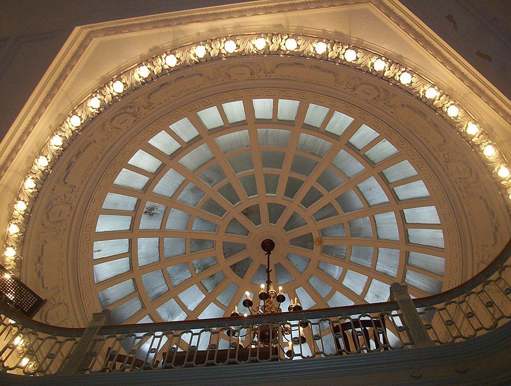 The dome of Bangor Public Library
