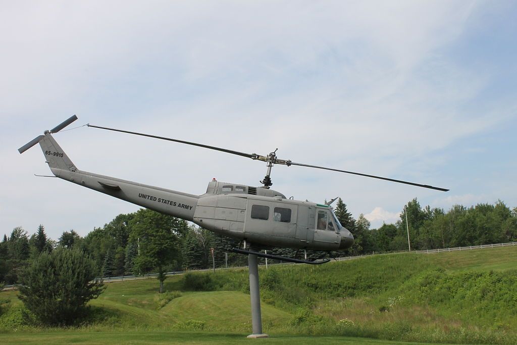 Aircraft on the grounds of Cole Land Transportation Museum