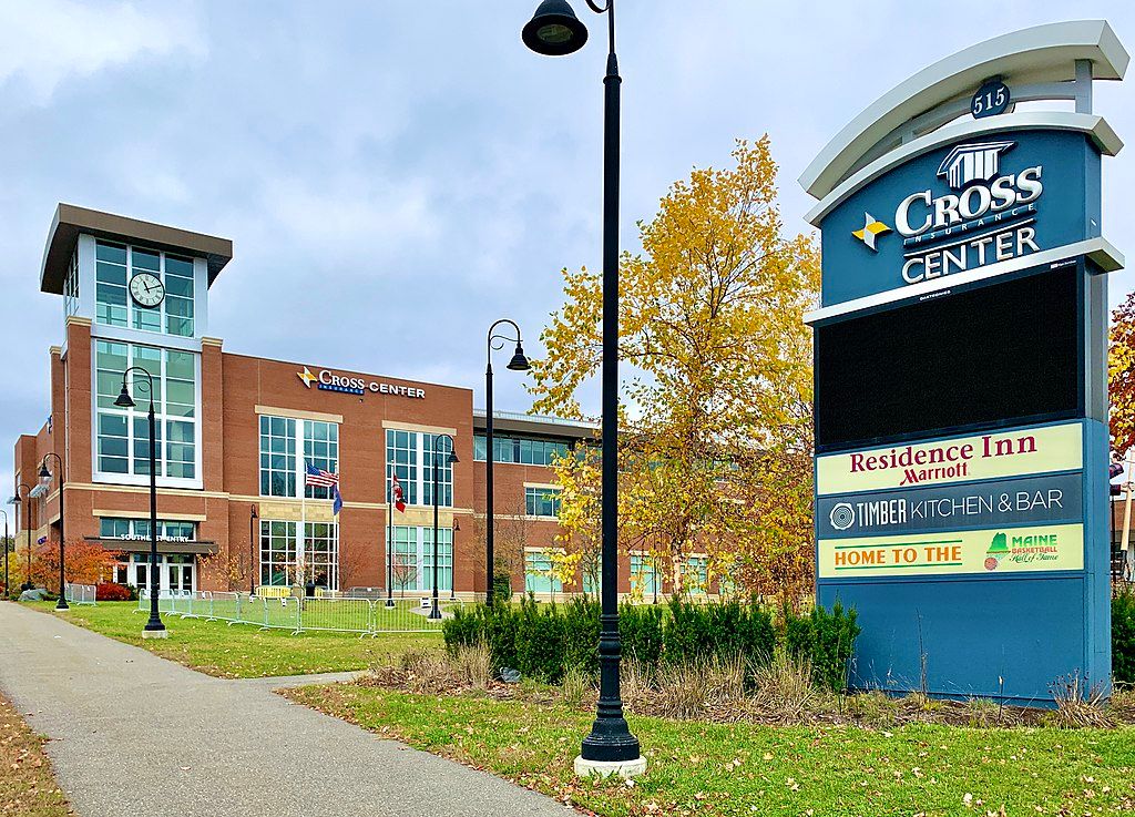 Exterior of the Cross Insurance Center
