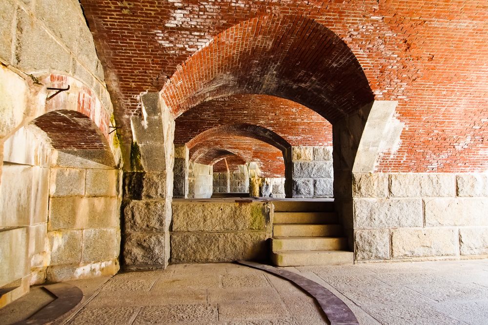 Interior of Fort Knox Historic Site