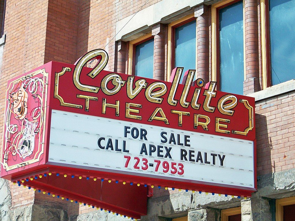 Marquee of Covellite Theatre