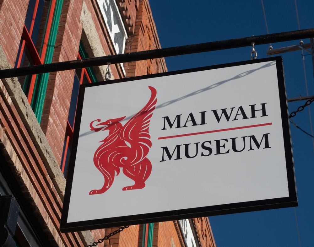 Signage of Mai Wah Museum