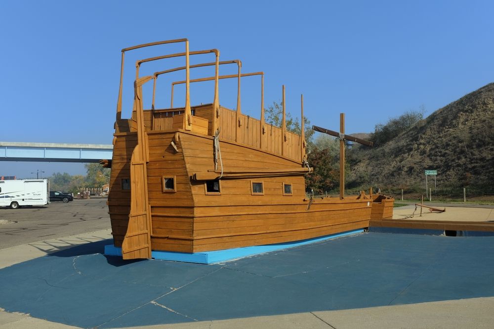 Keelboat replica at Keelboat Park