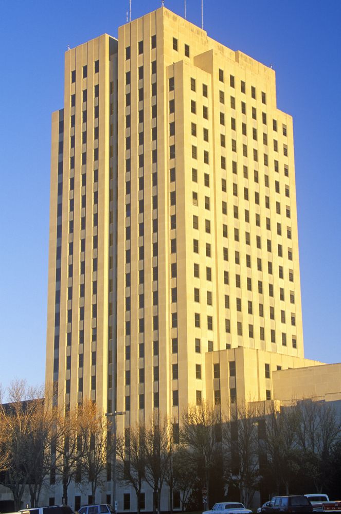 Exterior of the North Dakota State Capitol
