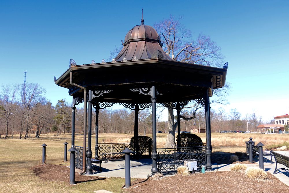 A gazebo at Eagle Rock Reservation