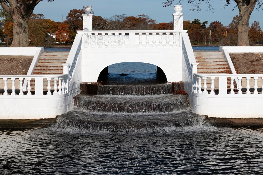 A small waterfall at Argyle Park