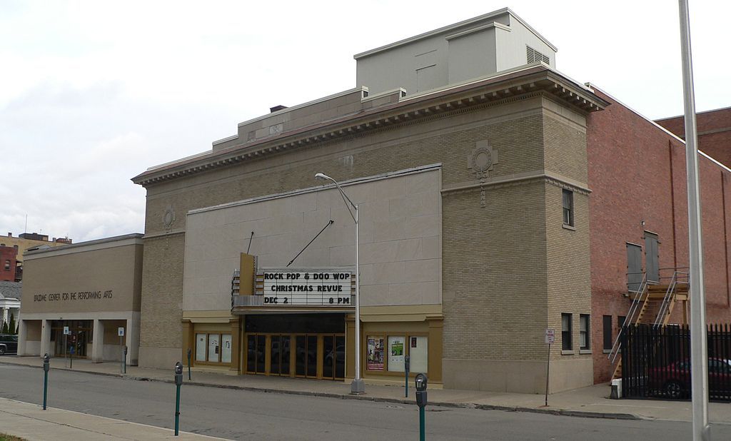 Exterior of Broome County Forum Theatre