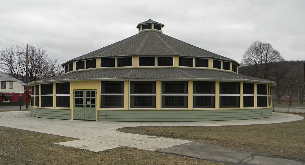 Exterior of C. Fred Johnson Park Carousel
