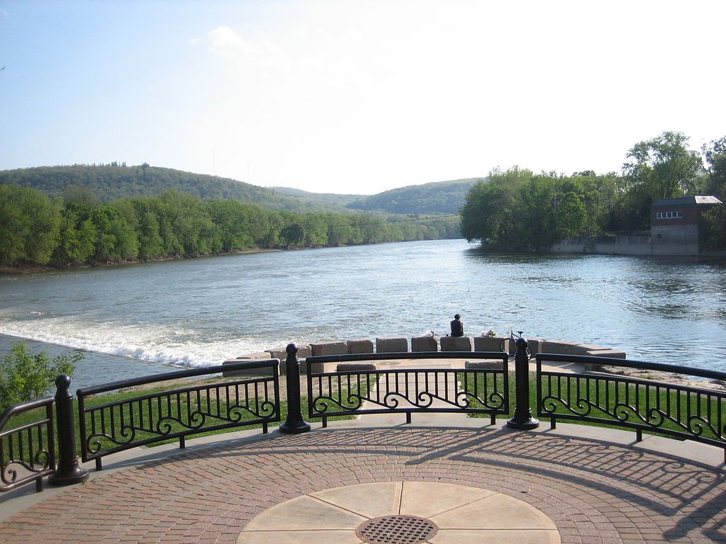 The waters at Confluence Park