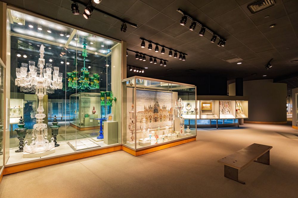Interior of Corning Museum of Glass