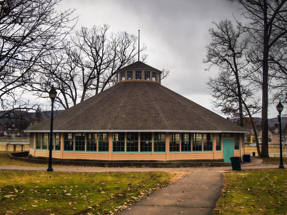 A carousel at Recreation Park