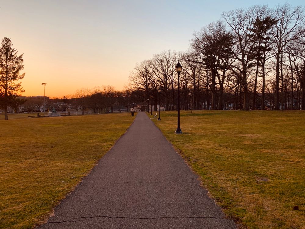 Paved trail at Recreation Park
