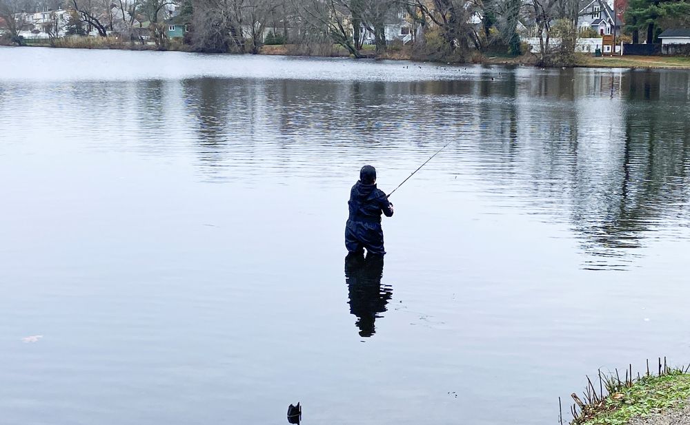 Fishing on Southards Pond