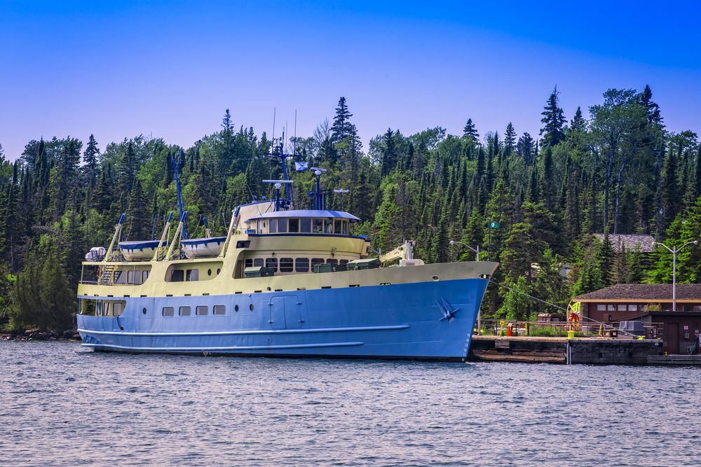 View of Isle Royale Ranger III