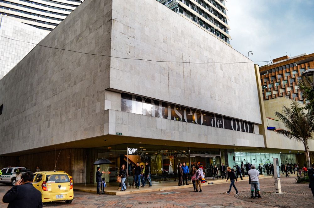 Exterior of Museo del Oro