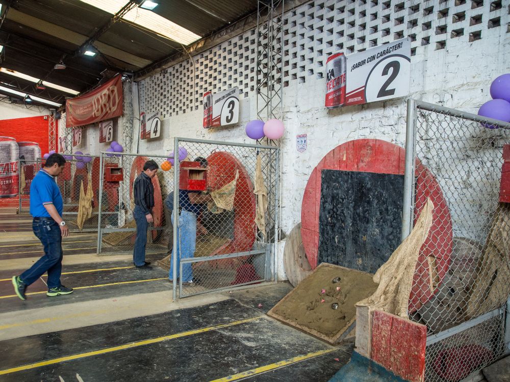 Interior of a Tejo club