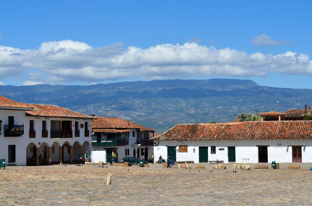 Plaza mayor square of Villa de Leyva