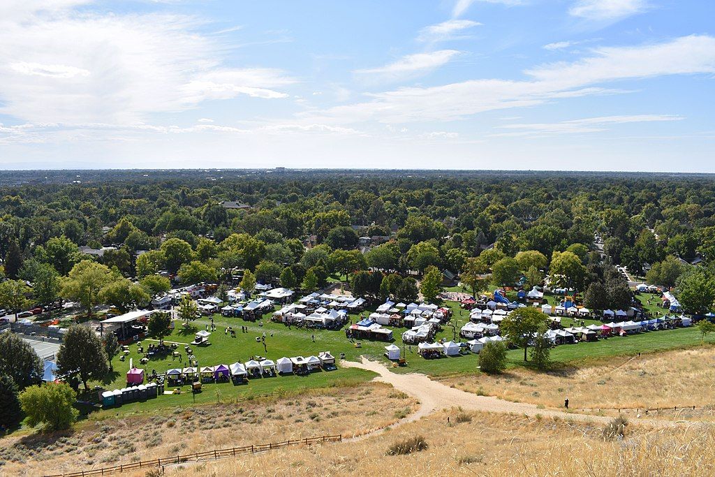 A street fair at Camel's Back Park