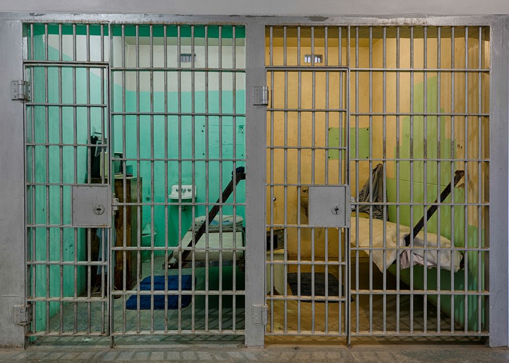Two death row cells in Old Idaho Penitentiary