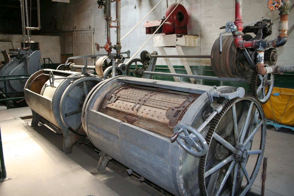 Old laundry machine in Old Idaho Penitentiary