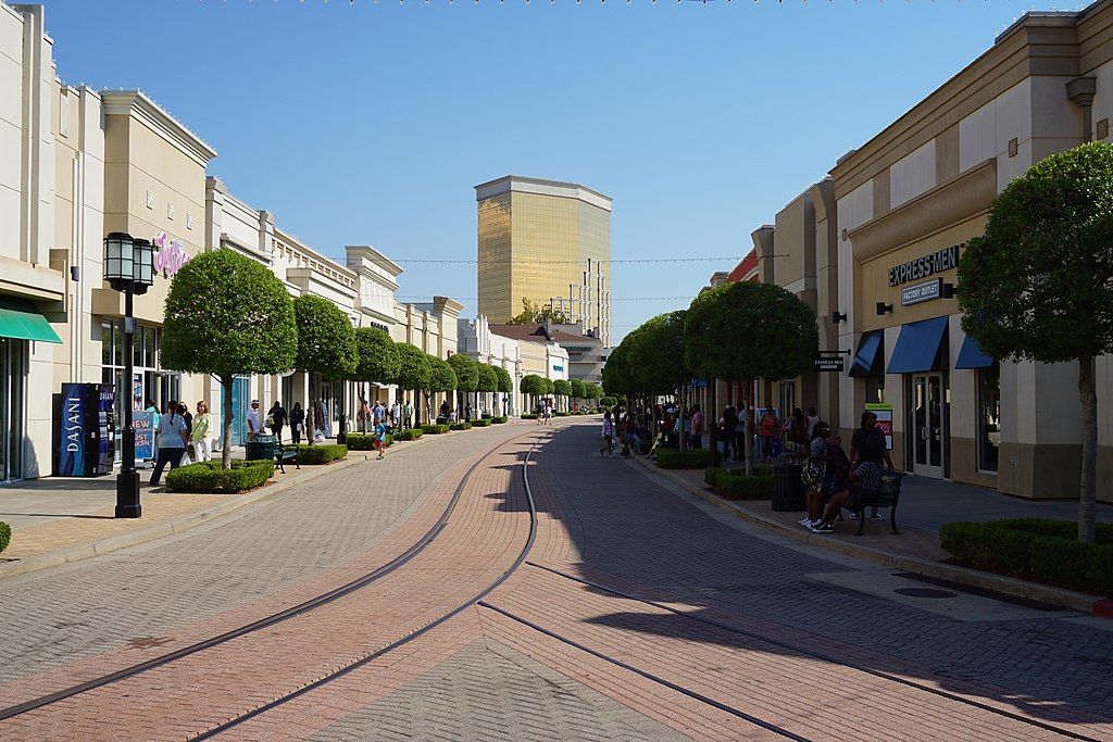 Aerial view of Louisiana Boardwalk