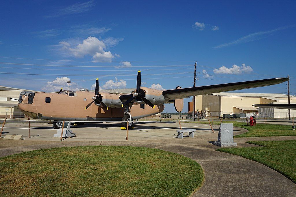 Aircraft display in Barksdale Global Power Museum