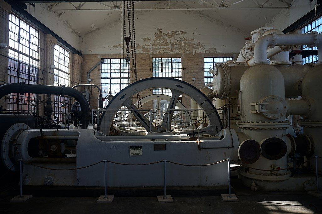A steam pump in Shreveport Water Works Museum