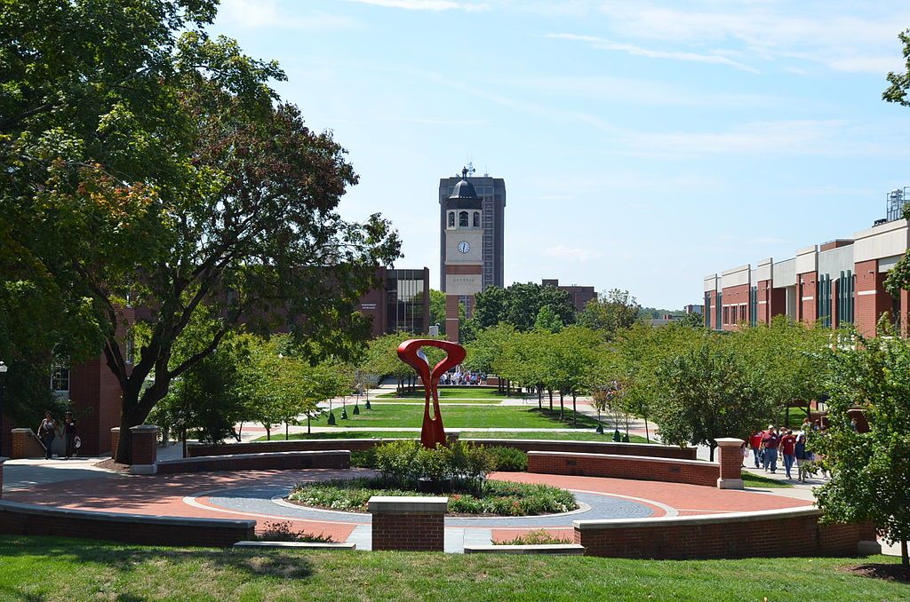 Mid-campus view of Western Kentucky University