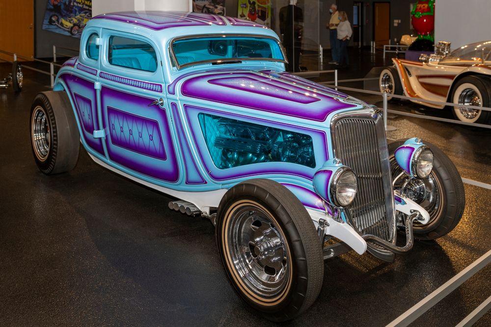 A car displayed in National Corvette Museum