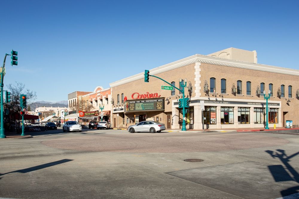 Exterior of Covina Center for the Performing Arts