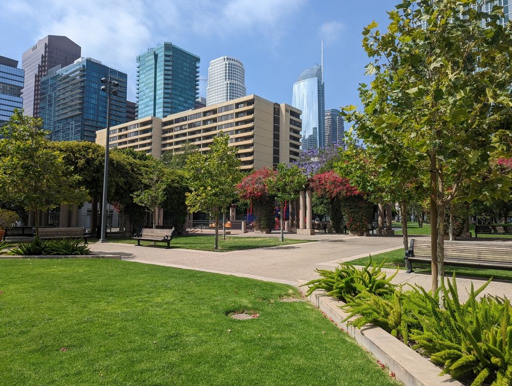 The grounds of Grand Park