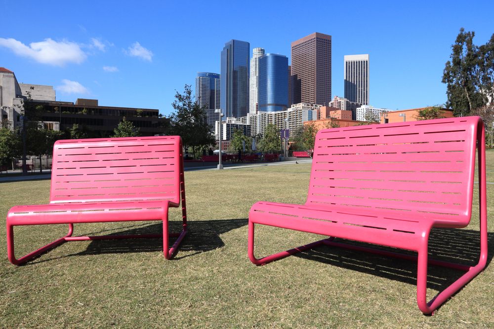 Benches at Grand Park