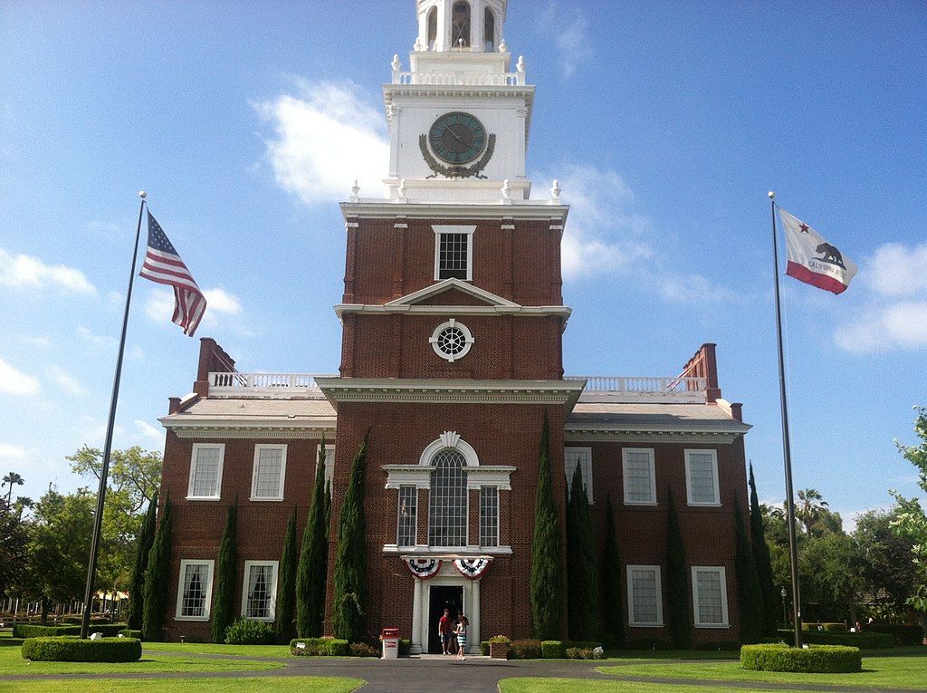 Exterior of Knott's Independence Hall