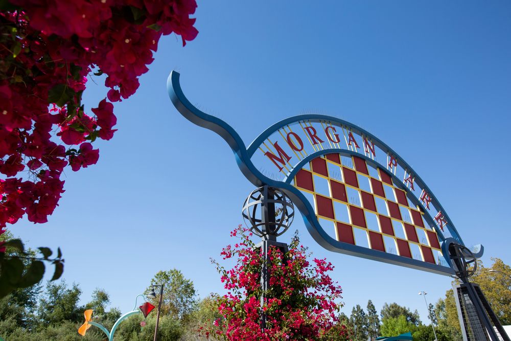 Signage of Morgan Park