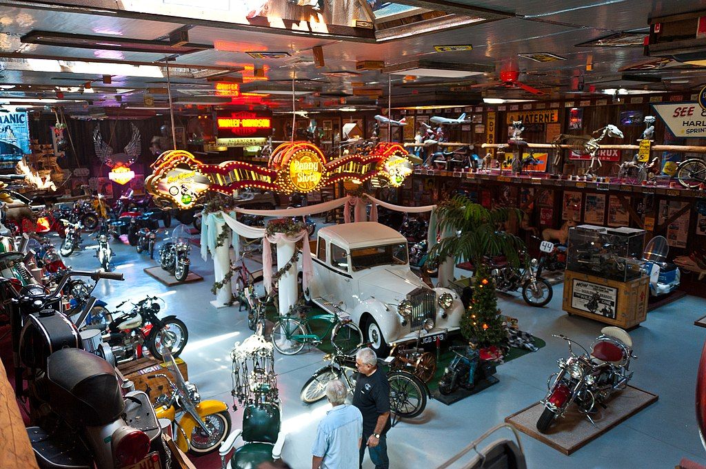 Exhibit in Bill’s Old Bike Barn's main room