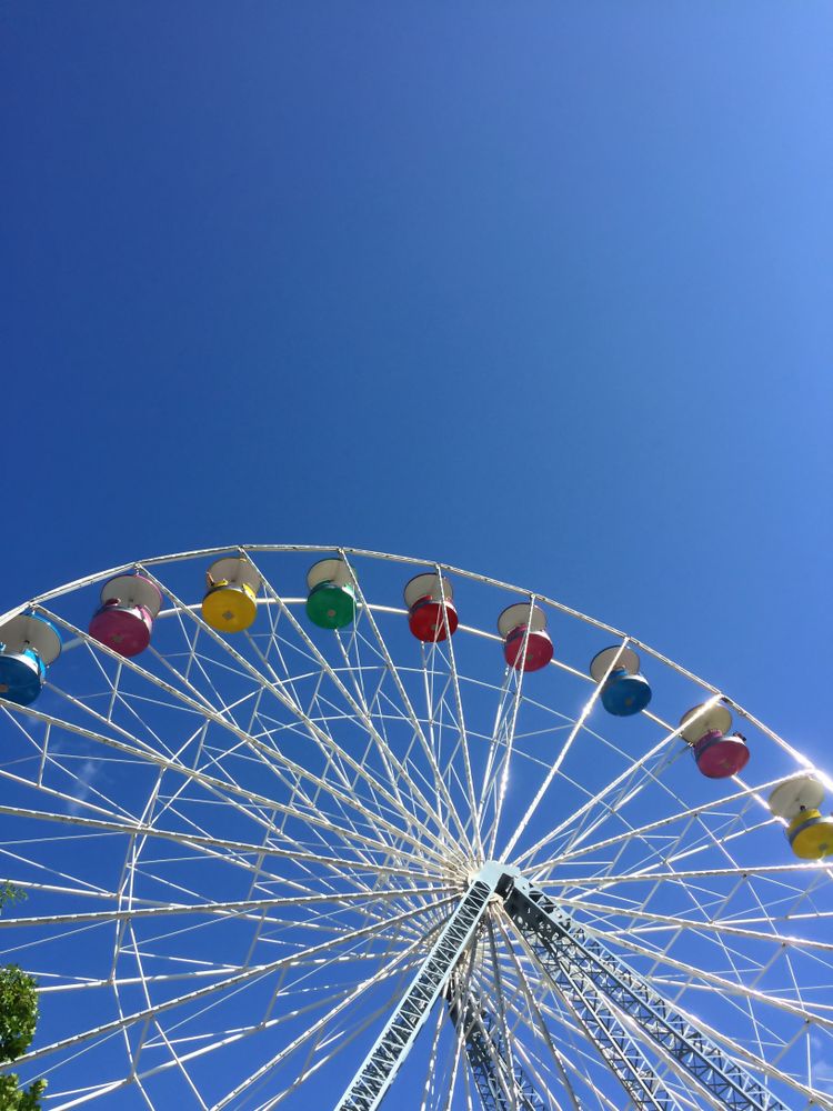 A ferris wheel in Knoebels Amusement Resort