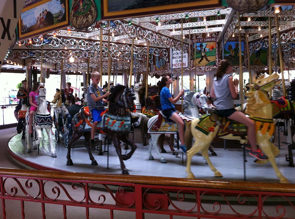 Carousel in Knoebels Amusement Resort