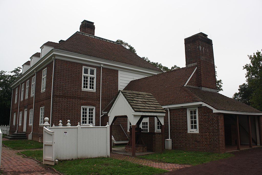 Facade of the Pennsbury Manor