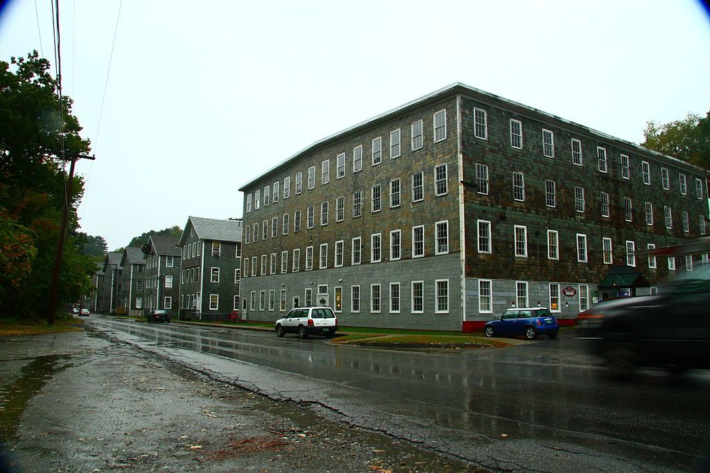 Exterior of the Estey Organ Company buildings