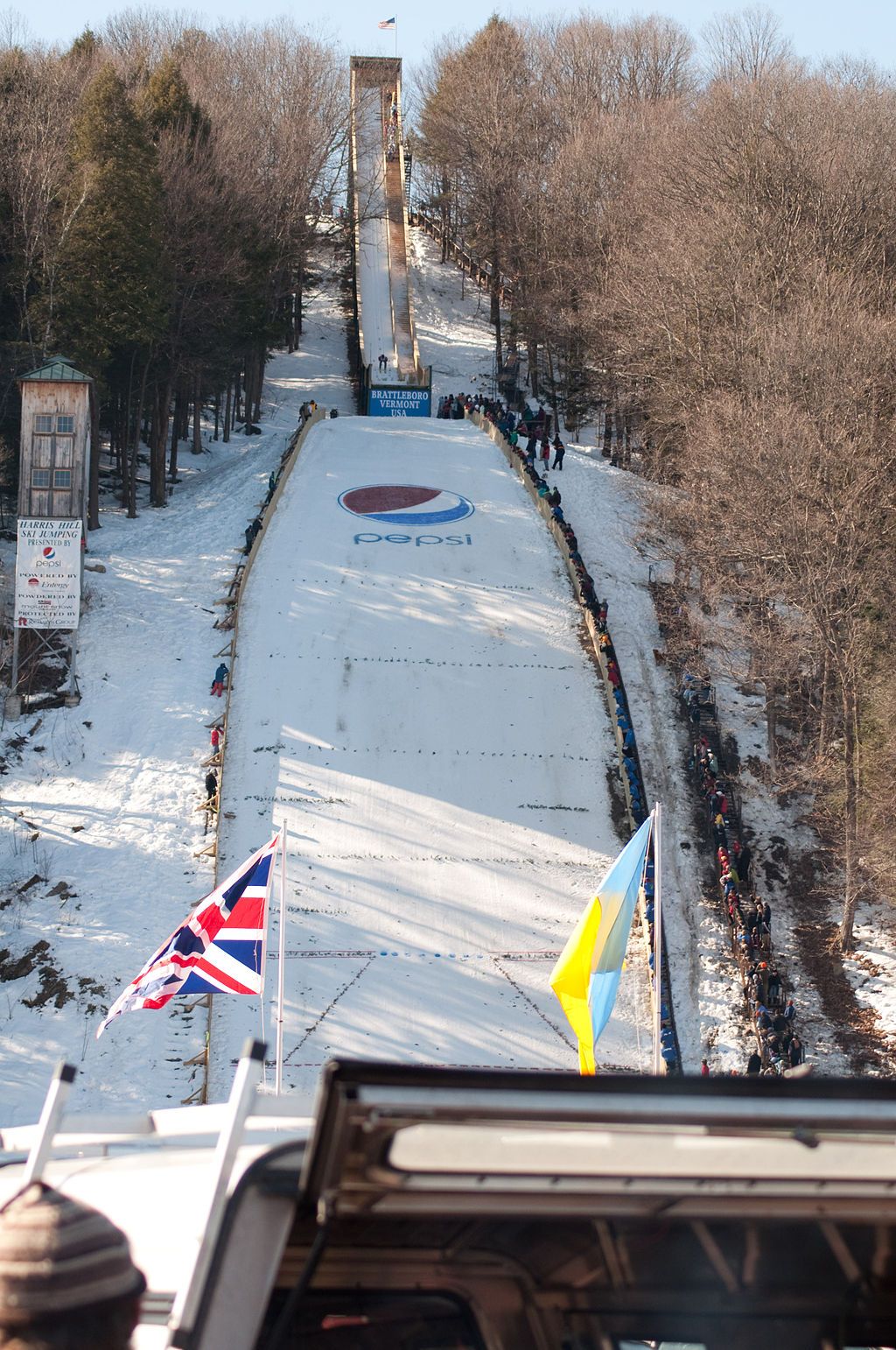 The obstacle for Harris Hill Ski Jump Competition
